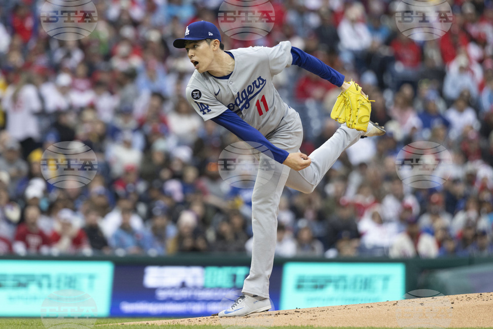 Dodgers Phillies Baseball