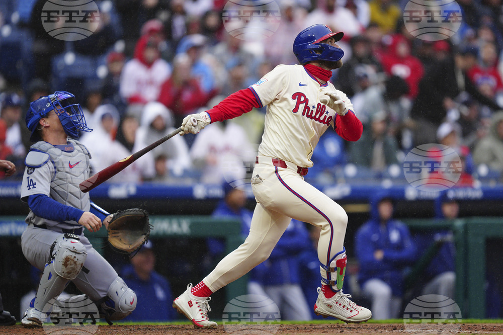 Dodgers Phillies Baseball