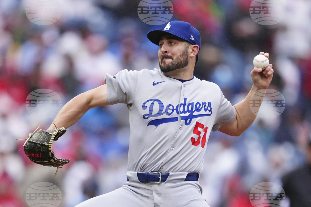 Dodgers Phillies Baseball