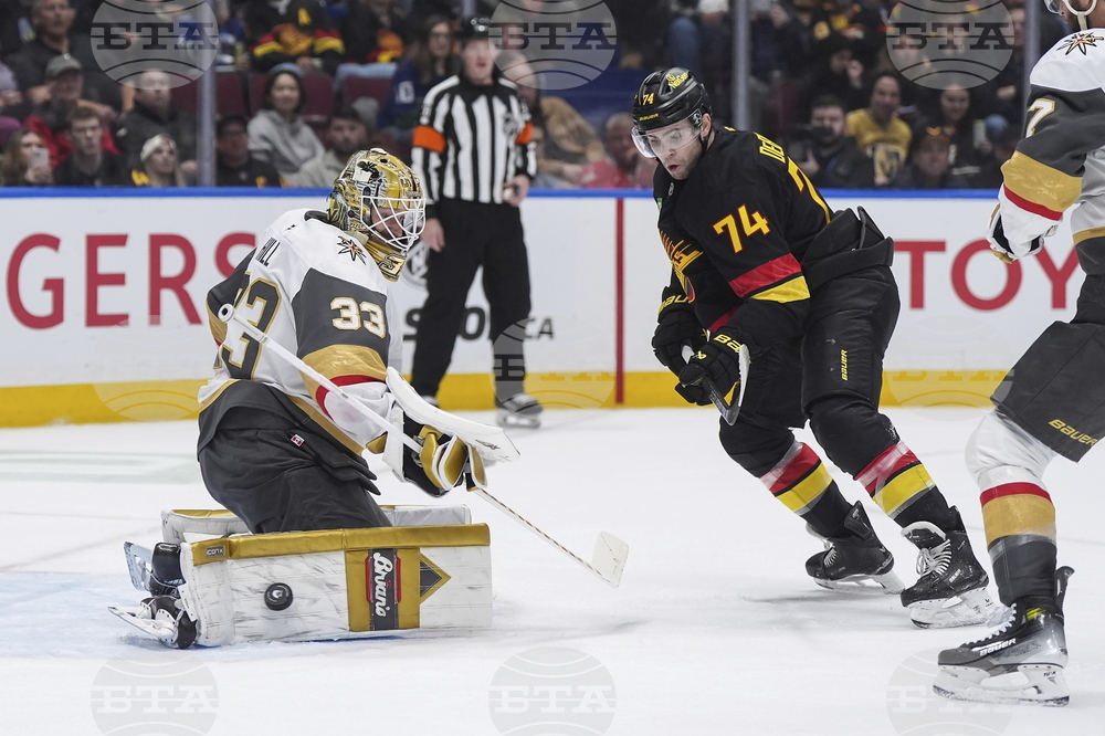 Golden Knights Canucks Hockey