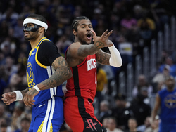 Rockets Warriors Basketball