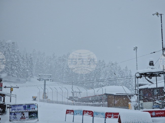 Боровец - снежна покривка