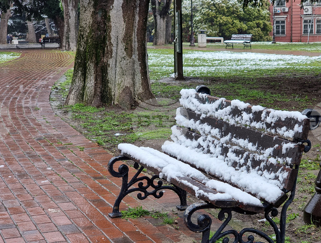 Варна - снеговалеж