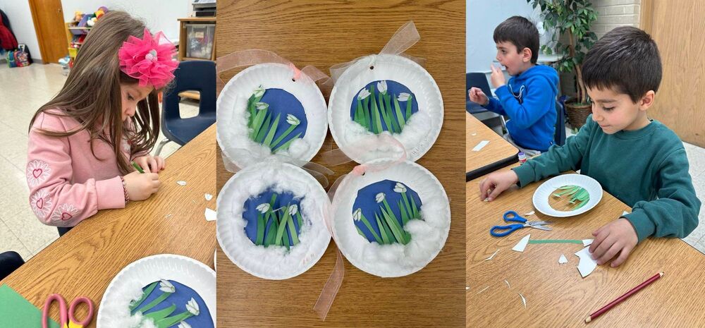 Възпитаници на училище „Слънчогледи“ в Глен Елин, САЩ, изработваха пролетни проекти