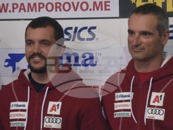 Ски алпийски дисциплини, Алберт Попов, Ивайло Борисов    снимка: Георги Крумов/БТА