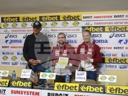 ски алпийски дисциплини, Алберт Попов, Ивайло Борисов, Георги Бобев  снимка: Георги Крумов/БТА