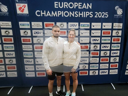 бадминтон, Габриела Стоева и Иван Панев.   снимка: Ива Кръстева/БТА