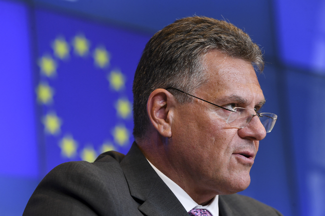 ЕС е готов да преговаря със САЩ за митата, но не може да чака безкрайно, предупреди Шефчович