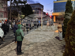 Казанлък - протест - полицейско насилие