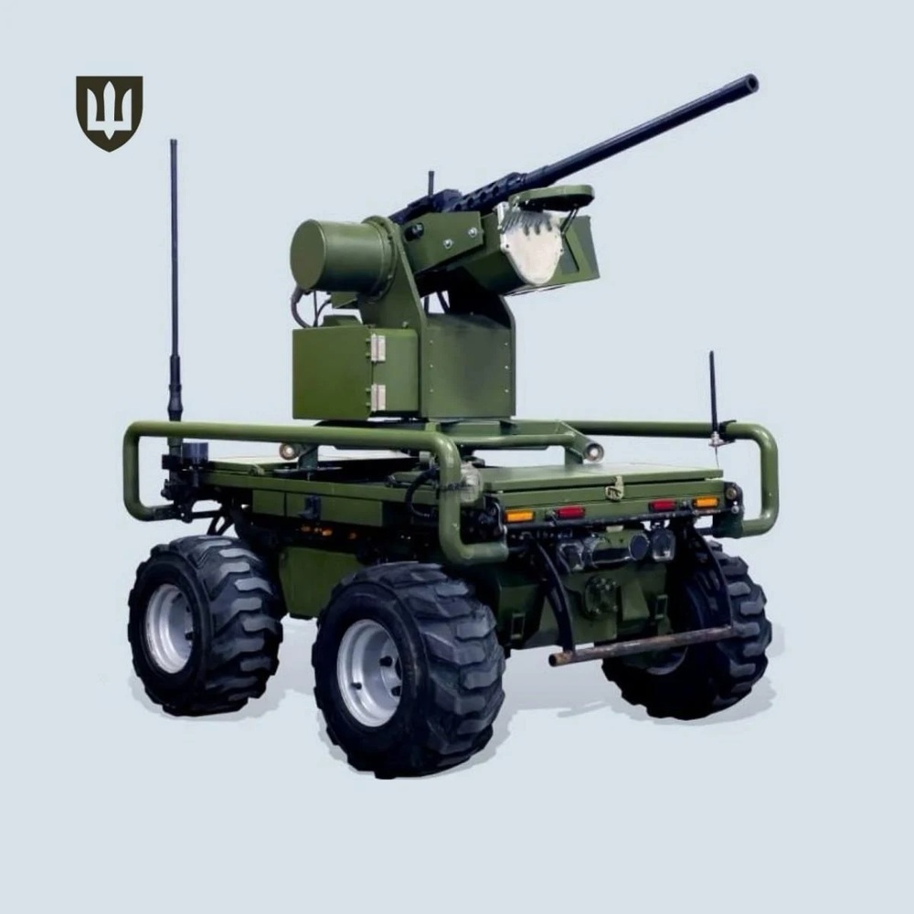 Украйна одобри за употреба нов наземен робот, оборудван с картечница