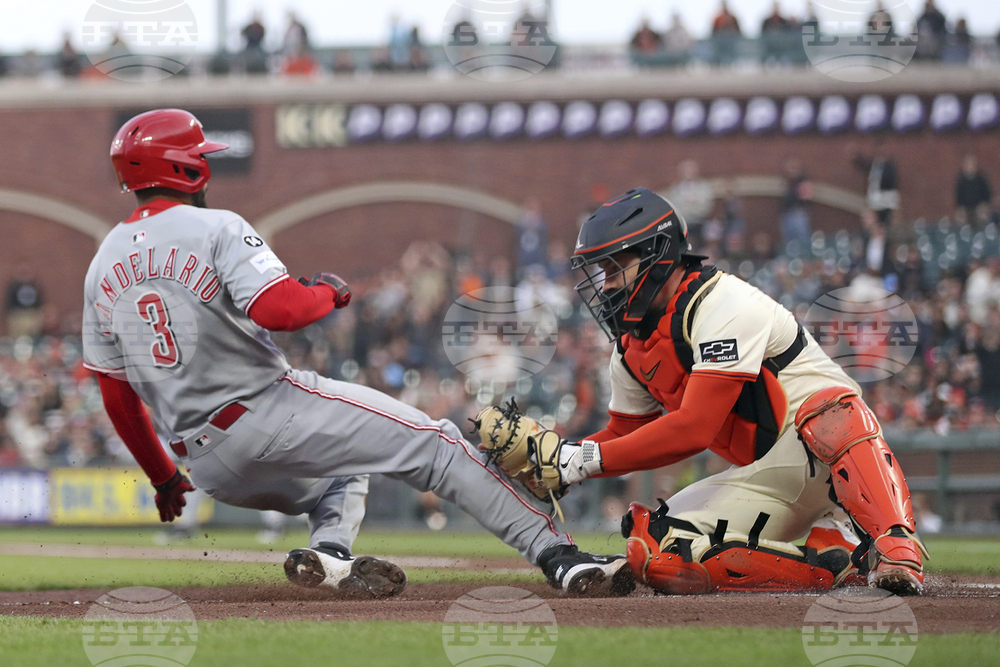 Reds Giants Baseball