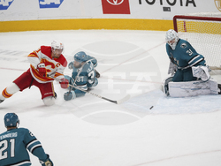 Flames Sharks Hockey