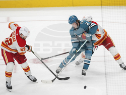 Flames Sharks Hockey