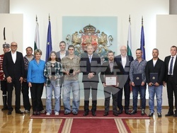 Румен Радев - спортисти - отличия