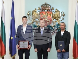 Румен Радев - спортисти - отличия