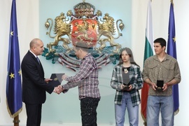 Румен Радев - спортисти - отличия