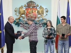 Румен Радев - спортисти - отличия