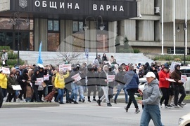 Варна - ресторантьори - протест