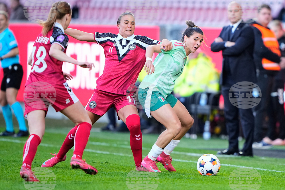 Denmark Italy Soccer Women Nations League