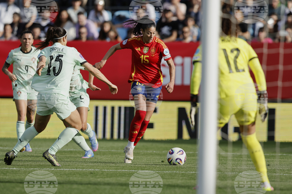 Spain Portugal Soccer Women Nations League