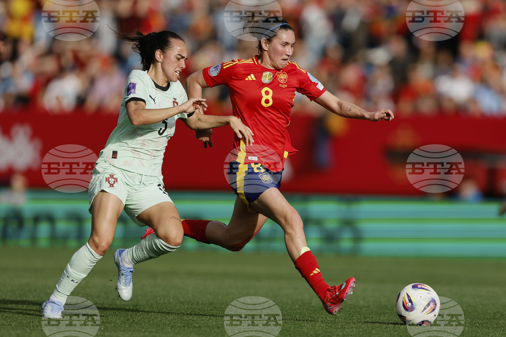 Spain Portugal Soccer Women Nations League