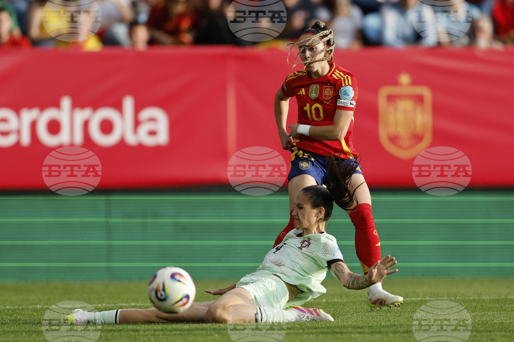 Spain Portugal Soccer Women Nations League
