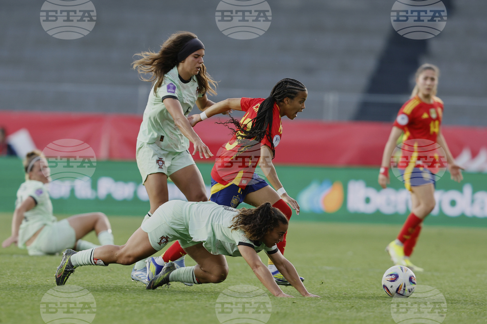 Spain Portugal Soccer Women Nations League