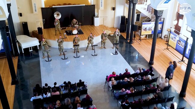 Военният джаз-ансамбъл на Сухопътните сили на САЩ в Европа и Африка изнесе концерт във Видин