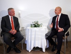 Гърция - Румен Радев - Матиас Корман - среща