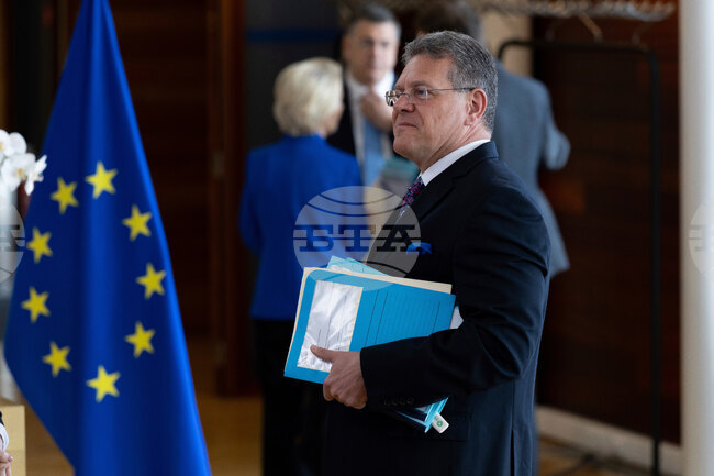 Еврокомисарят по търговията Марош Шефчович ще посети утре Вашингтон за търговски преговори със САЩ 