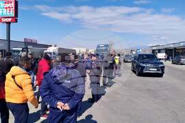 ГКПП Кулата - протест - шофьори