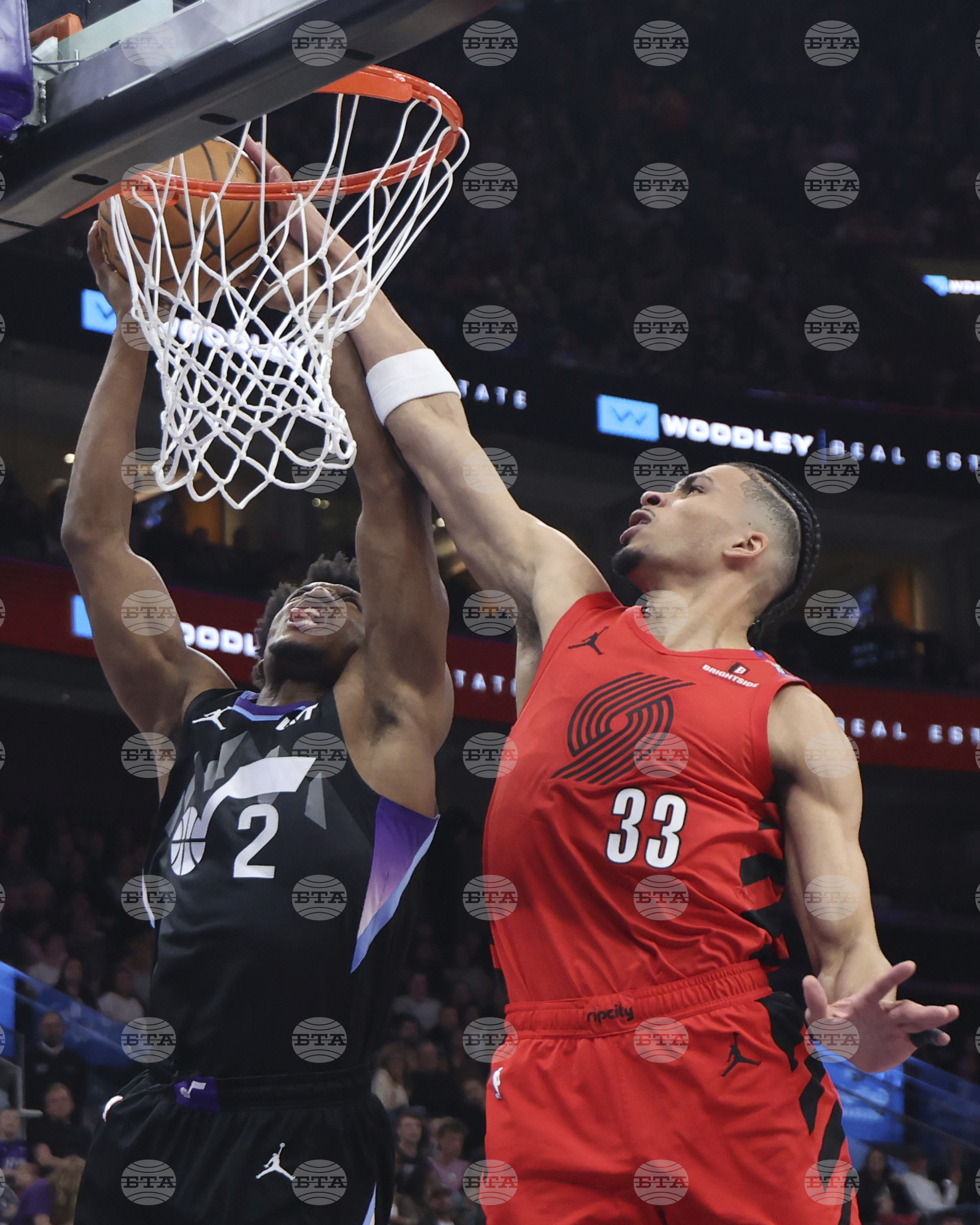 Trail Blazers Jazz Basketball