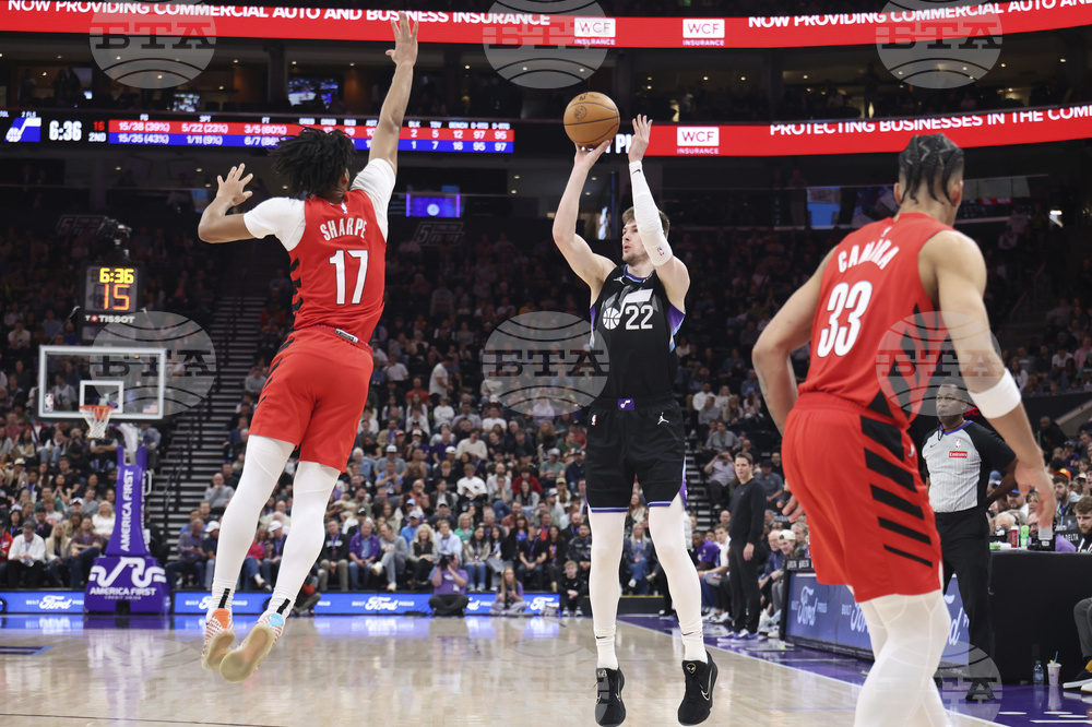 Trail Blazers Jazz Basketball