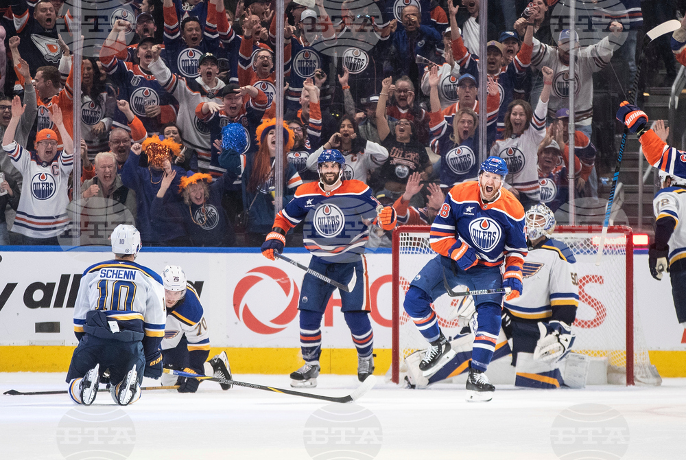 Blues Oilers Hockey