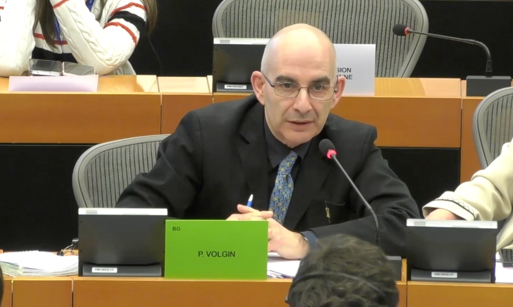 Изказване на г-н Петър Волгин в Специалната комисия относно европейския щит за демокрацията и относно въпроса, който той зададе на еврокомисаря с ресор "Демокрация, правосъдие и върховенство на закона" Майкъл Макграт