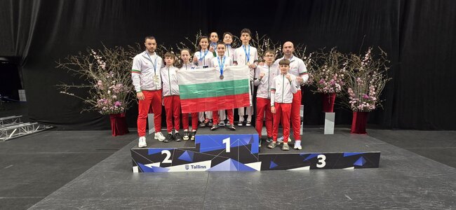 Пет медала за България от турнира Гран При по таекуондо за кадети в Талин