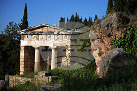 Делфи - Древният град - археологически обект