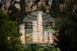 Делфи - Древният град - археологически обект