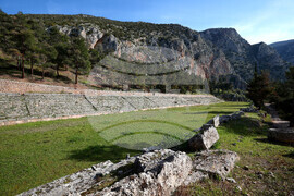 Делфи - Древният град - археологически обект