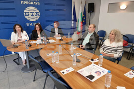 Националния пресклуб на БТА - Видин -  пресконференция - проект - домашно насилие 