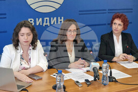 Националния пресклуб на БТА - Видин -  пресконференция - проект - домашно насилие 
