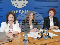 Националния пресклуб на БТА - Видин -  пресконференция - проект - домашно насилие