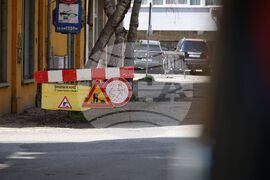 Бургас - улица - ремонт