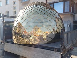 Хасково - църква "Св. Георги" - нов купол и кръст