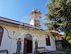 Хасково - църква "Св. Георги" - нов купол и кръст