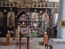 Хасково - църква "Св. Георги" - нов купол и кръст