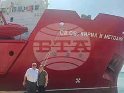 Сънародничката ни Зорница Антонова от Сао Пауло: Да посрещнеш български кораб на толкова далечно от дома пристанище с трибагреник в ръце е емоция, която трудно се описва