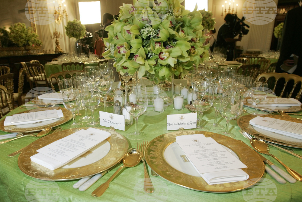 State Dinners White House Ornament