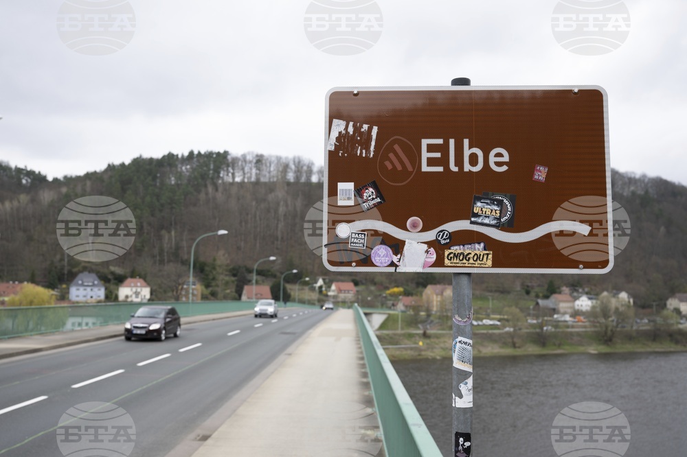 Germany Elbe Bridge Bad Schandau