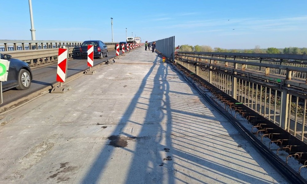 Продължават ремонтите в българския участък на Дунав мост при Русе и ГКПП "Станке Лисичково", напомнят от „Гранична полиция“